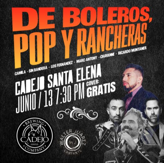 ESPECIAL MUSICAL DE BOLEROS, POP Y RANCHERAS