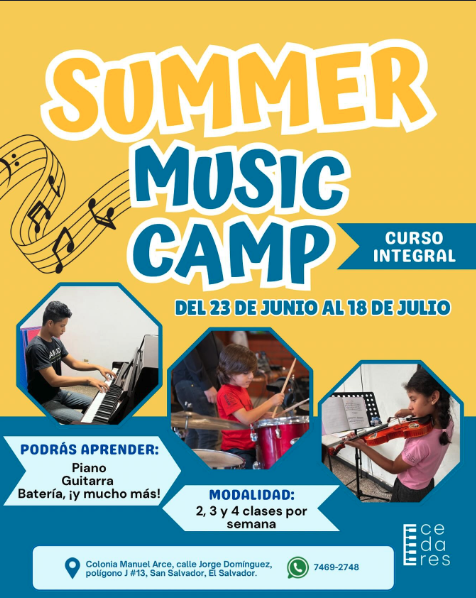 CAMPAMENTO DE VERANO DE MÚSICA