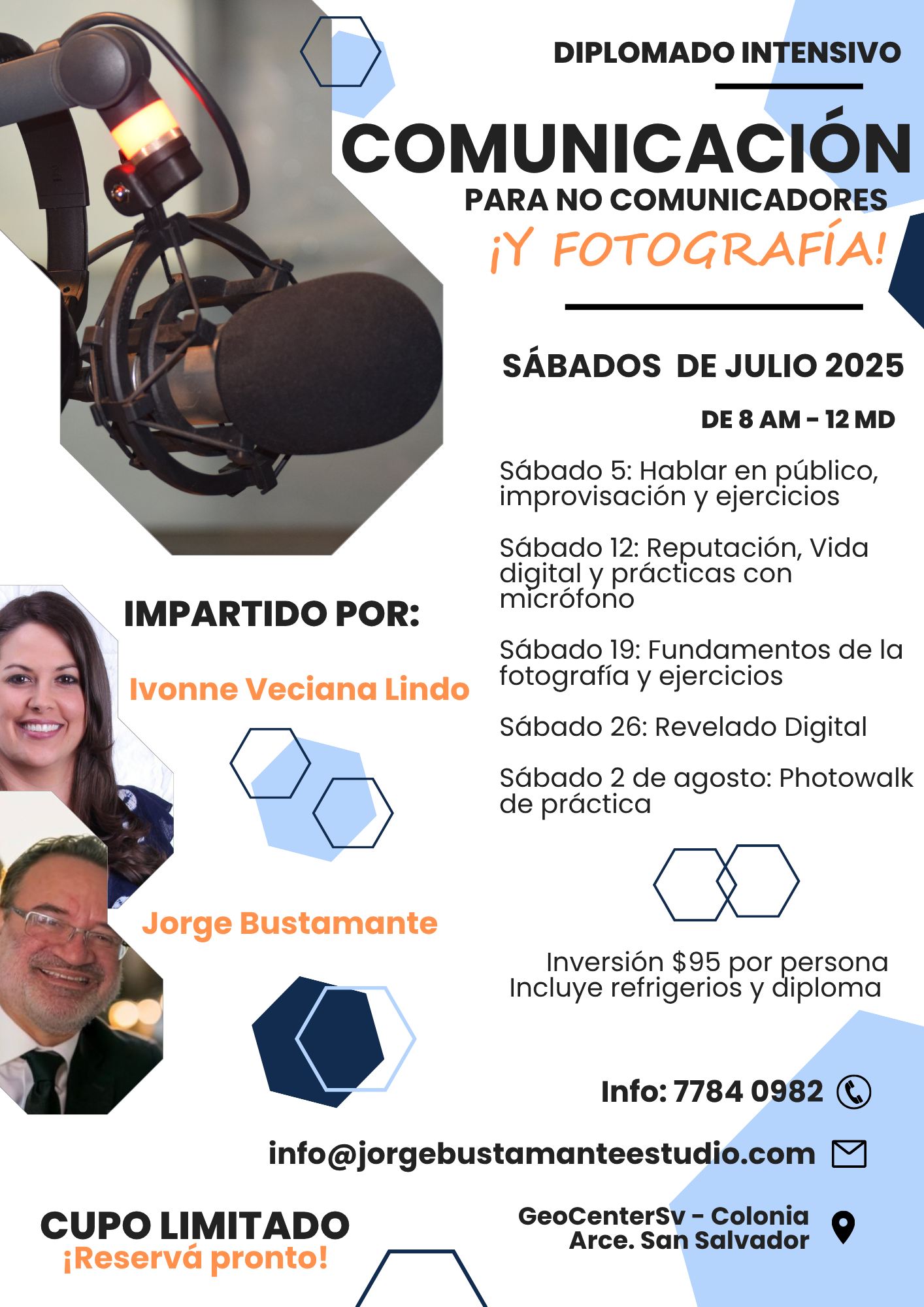 Diplomado intensivo de comunicación para no comunicadores y fotografía