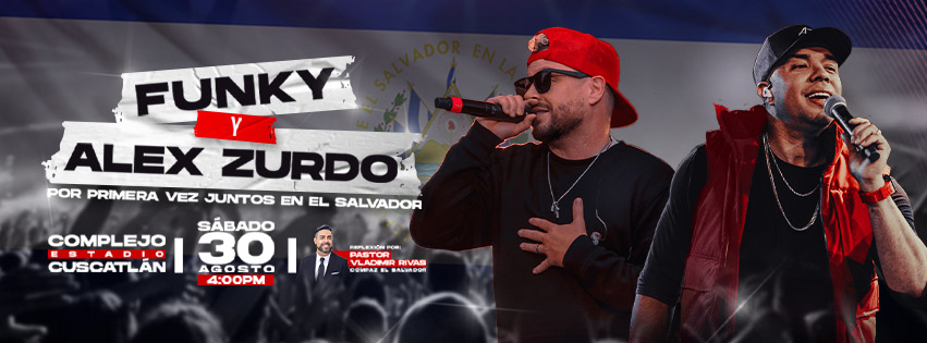 Concierto de Alex Zurdo y Funky En El Salvador 
