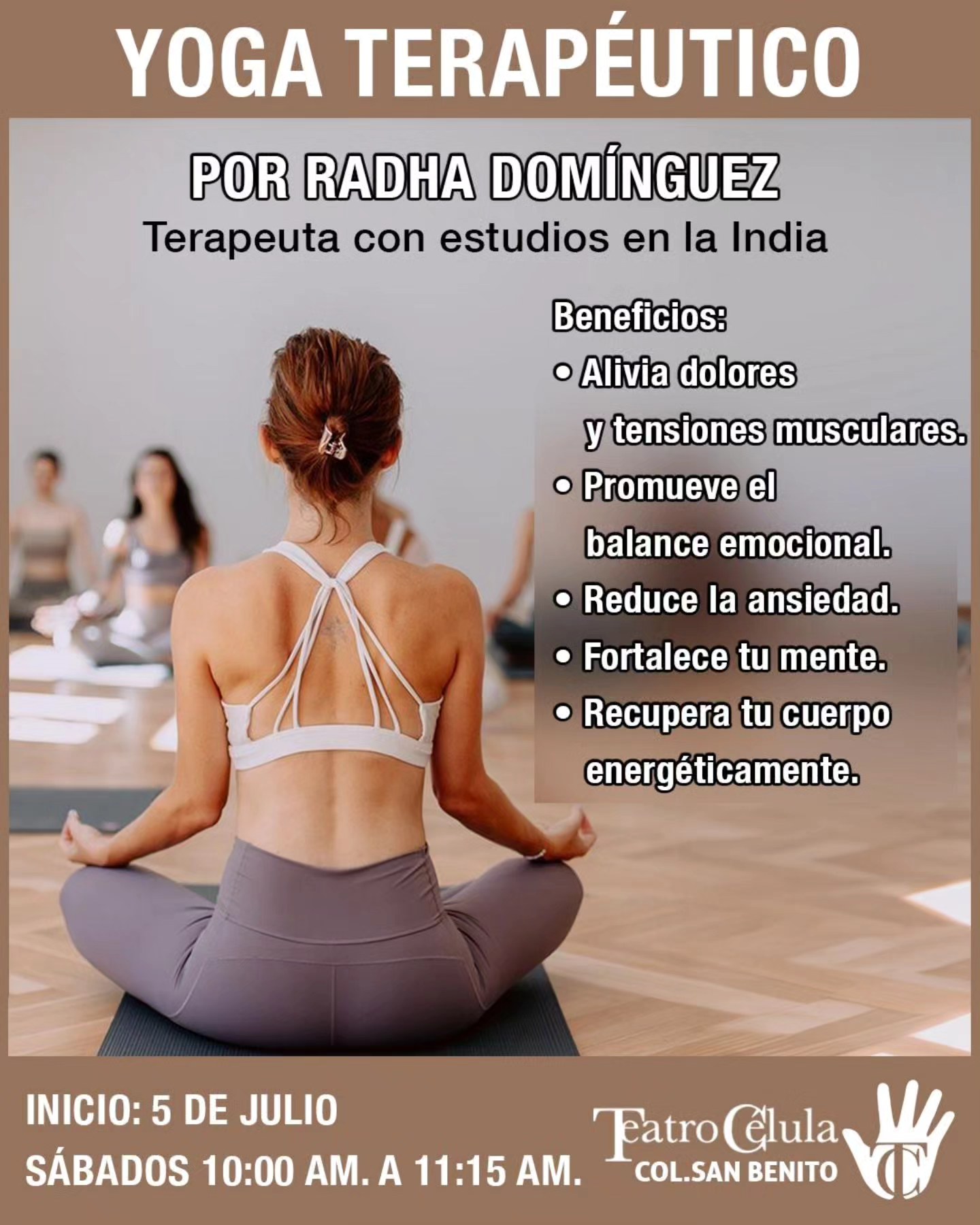 Sesión de Yoga Terapeutico 