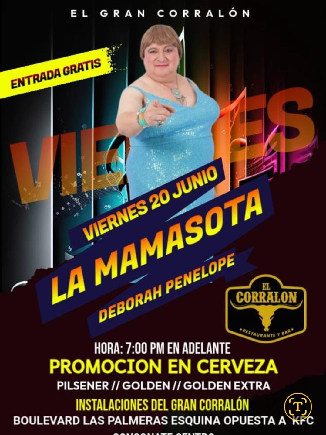 DEBORAH PENELOPE EN EL GRAN CORRALÓN