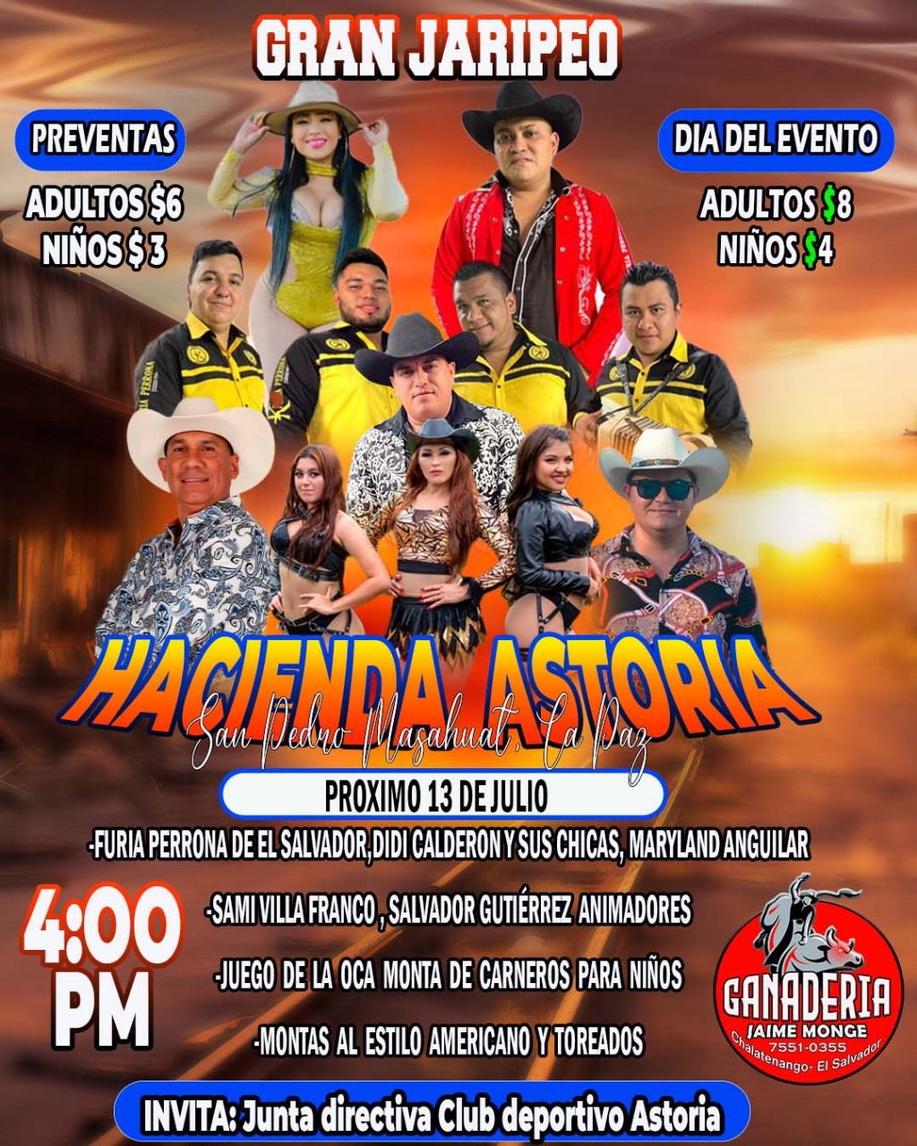 Gran Jaripeo San Pedro Masahuat, La Paz.