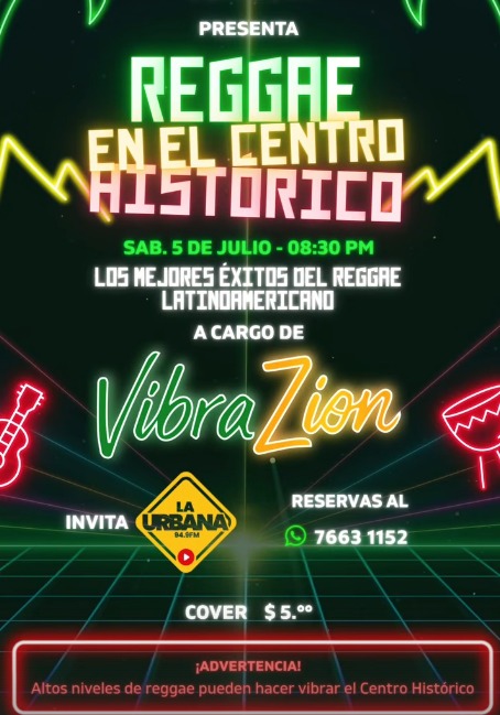 🎶 ¡Reggae en el Corazón del Centro Histórico! 🎶