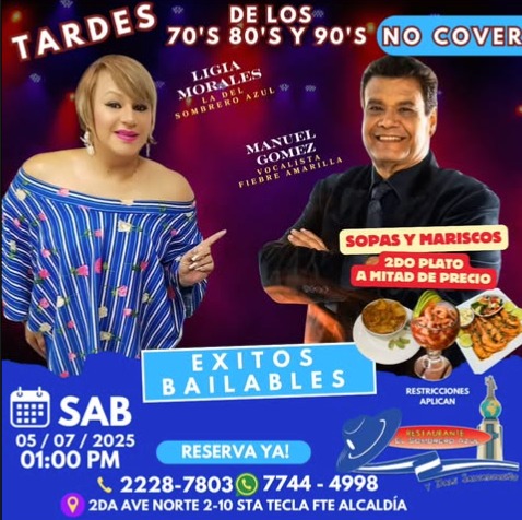 Tarde de exitos bailables 