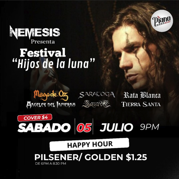 Tributo En Vivo A Mago de Oz, Saratoga, Ángeles del infierno y más…