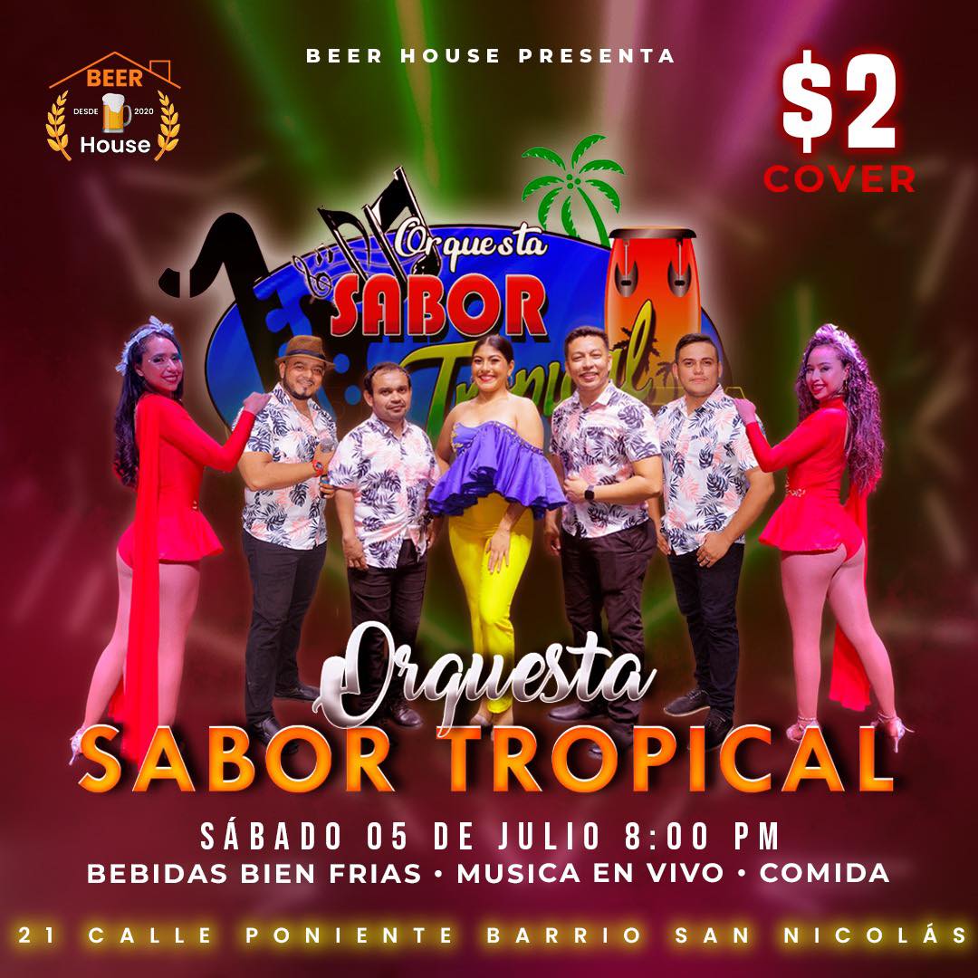 NOCHE TROPICAL CON LA Orquesta Sabor Tropical