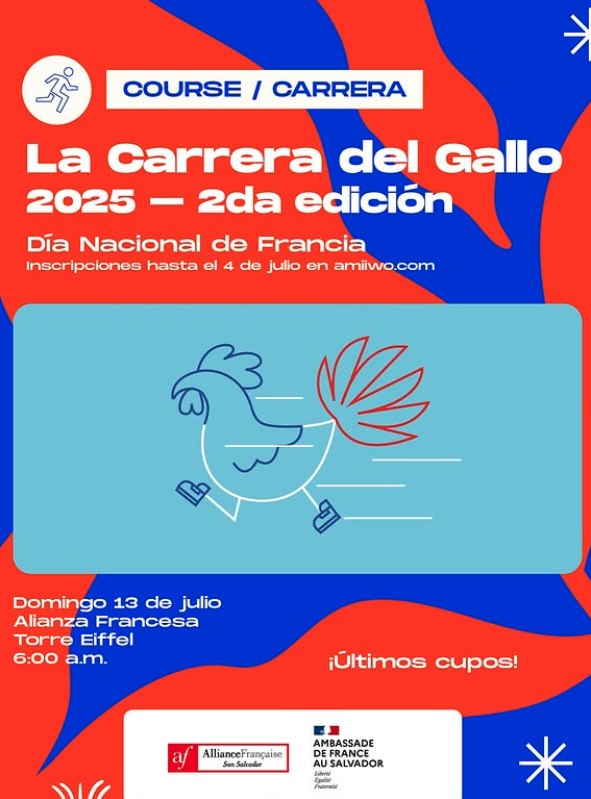 🎉🇫🇷 ¡Carrera del Gallo 2025 - Corre con espíritu francés! 🐓👟