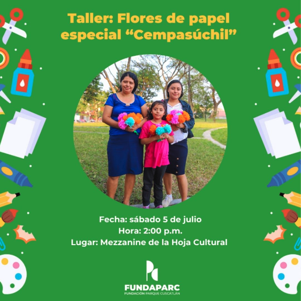 Taller: Flores de papel especial "Cempasúchil"