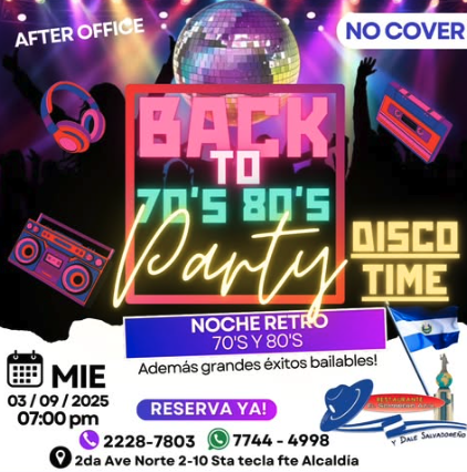 🪩 ¡Miércoles con sabor a vinilo y neón! 