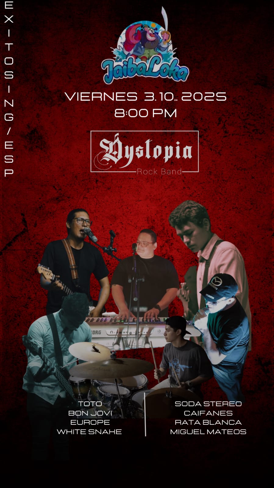 🎸 ¡Noche de Rock en Jaiba Loka! 🦀