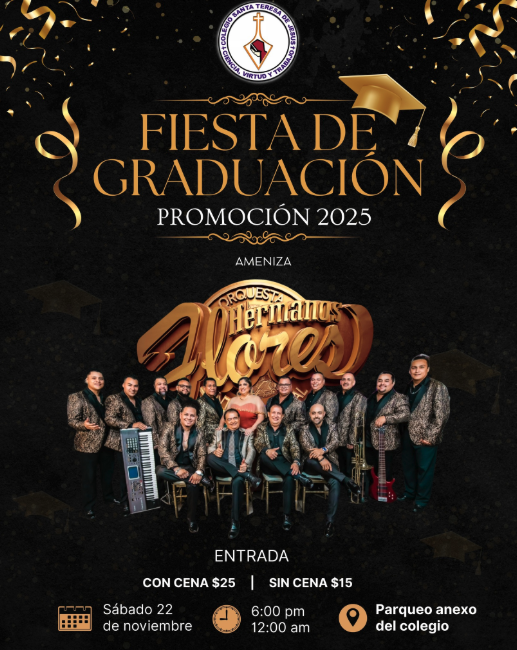 📣 FIESTA DE GRADUACIÓN – PROMOCIÓN 2025 📣