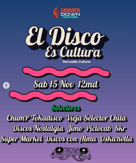 El Disco Es Cultura: Mercado Cultural