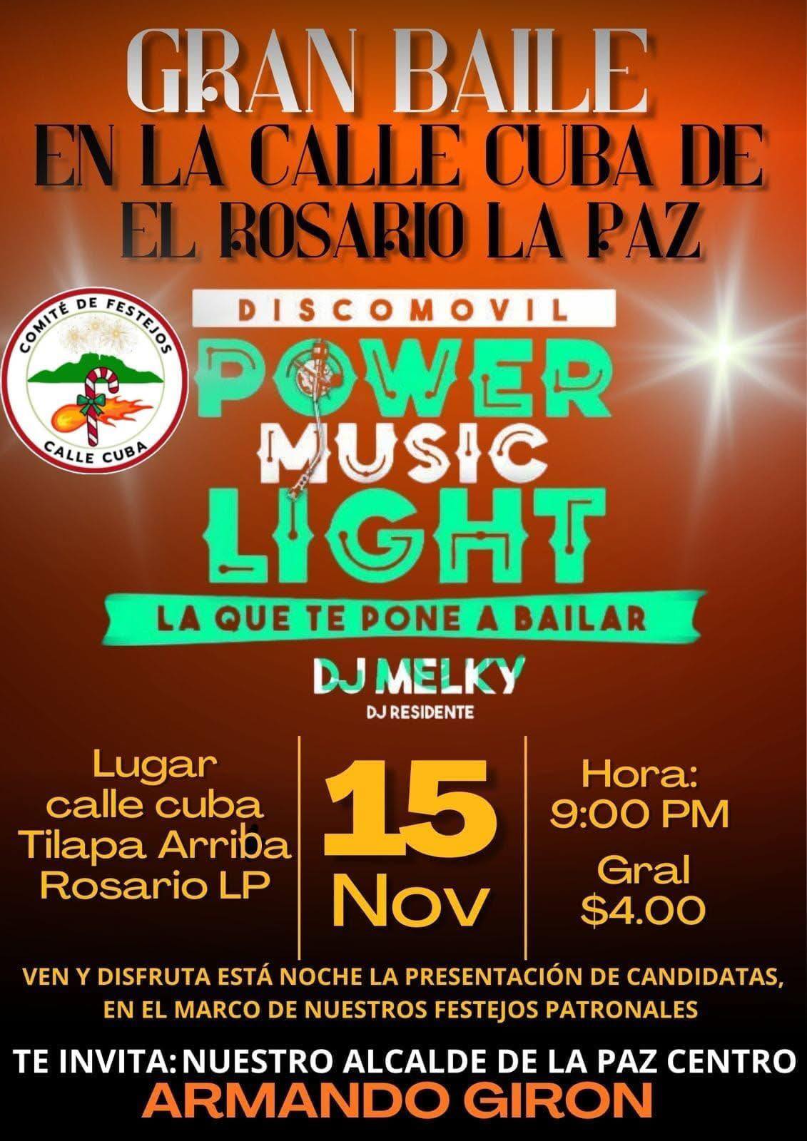 Gran Baile En El Rosario La Paz