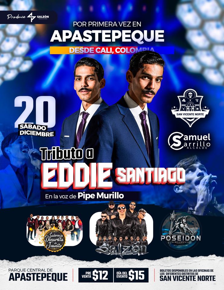 Tributo A Eddie Santiago Por Pipe Murillo, Junto A Salzón 