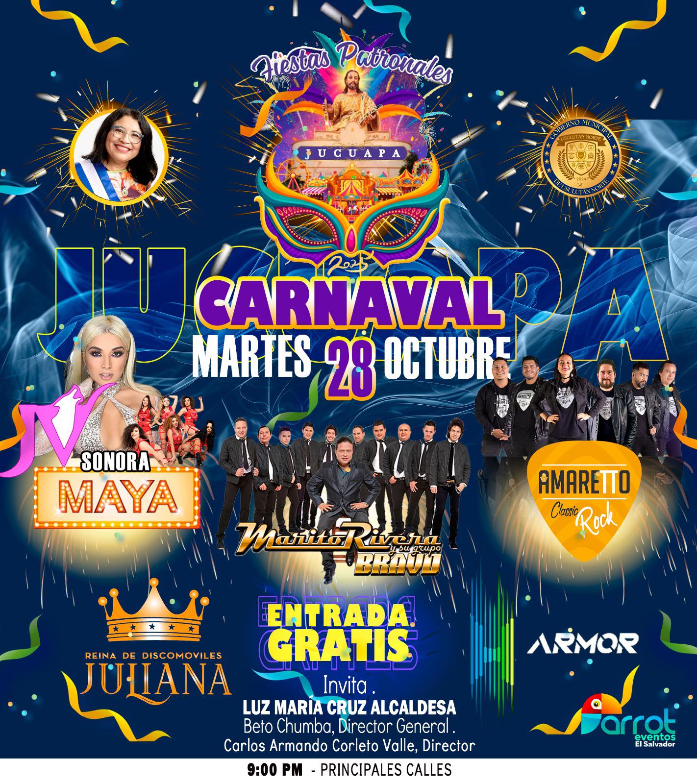 Carnaval de gala en Jucuapa
