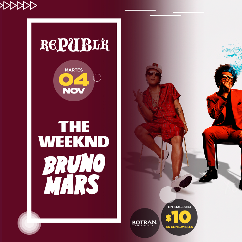 Tributo a Bruno Mars & The Weeknd 