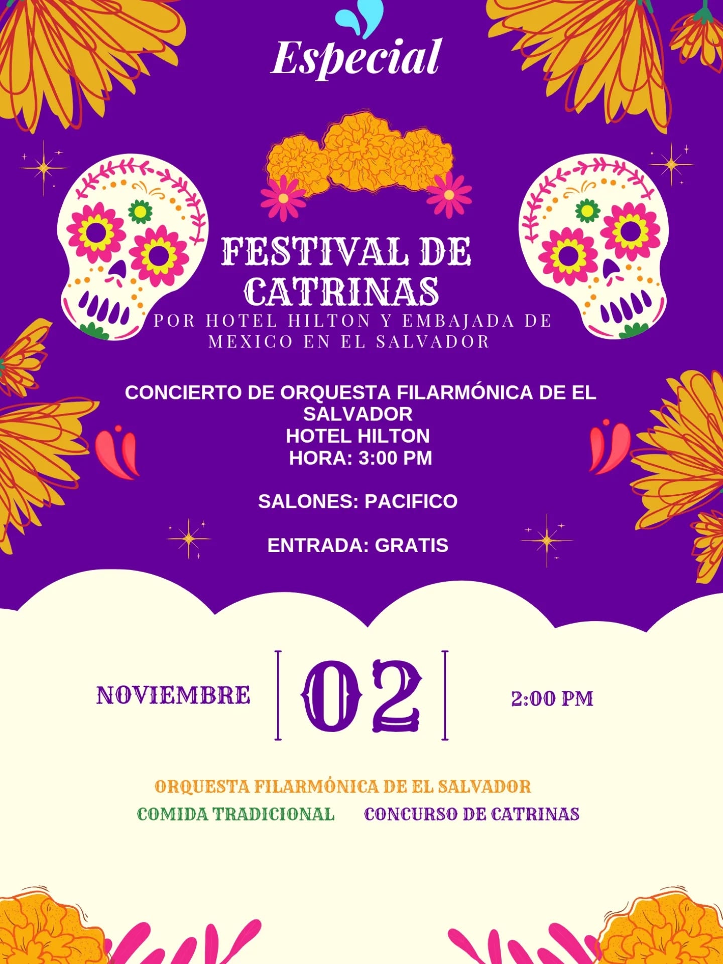 🎭✨ Festival de Catrinas ✨🎭 