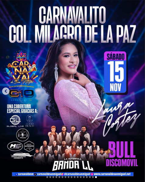 CARNAVALITO COL. MILAGRO DE LA PAZ.