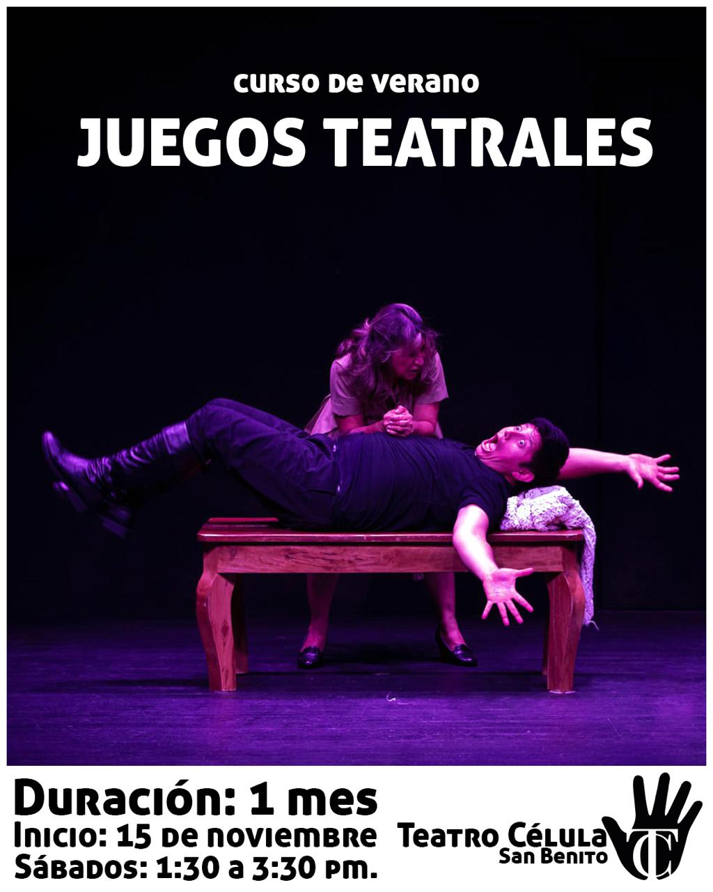 Curso de Verano: JUEGOS TEATRALES