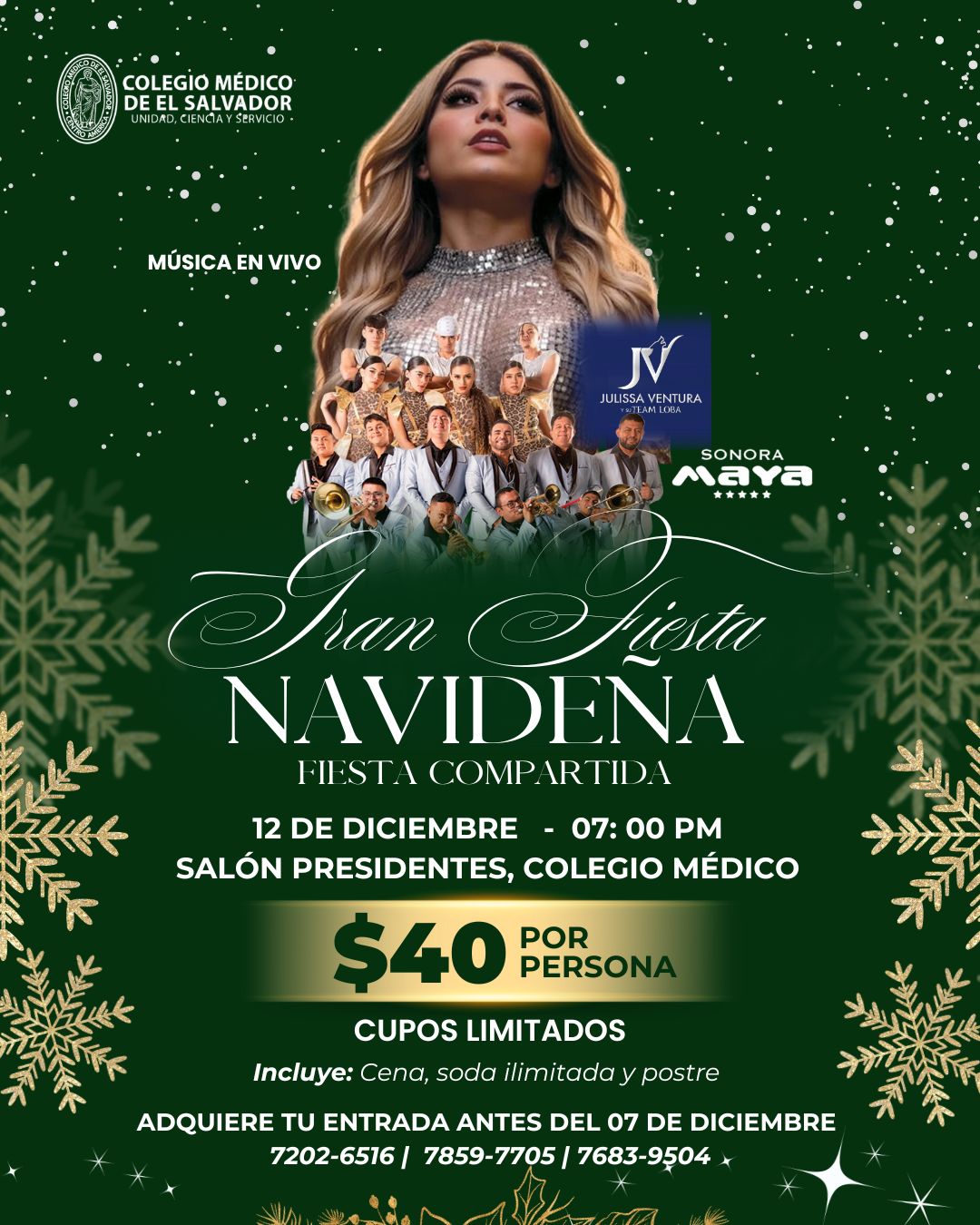 🎄 GRAN FIESTA NAVIDEÑA - COLEGIO MÉDICO DE EL SALVADOR 🎄