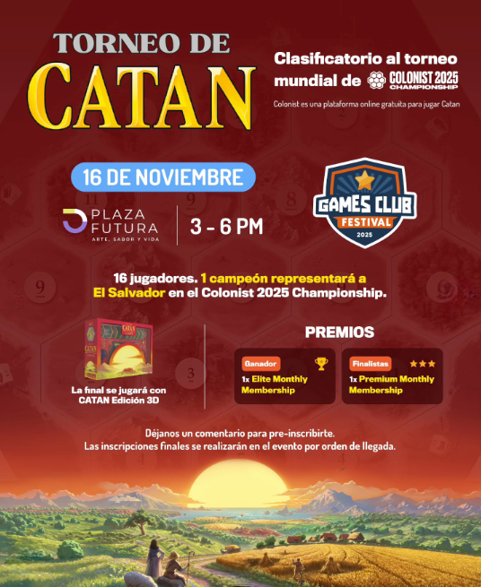 Torneo Clasificatorio de Catan 🧩