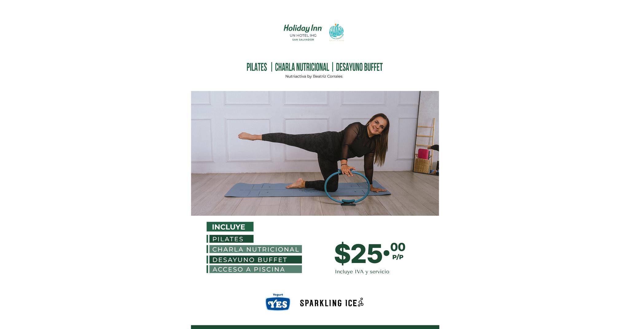 Pilates y charlas nutricionales 🧘‍♀️🥗 
