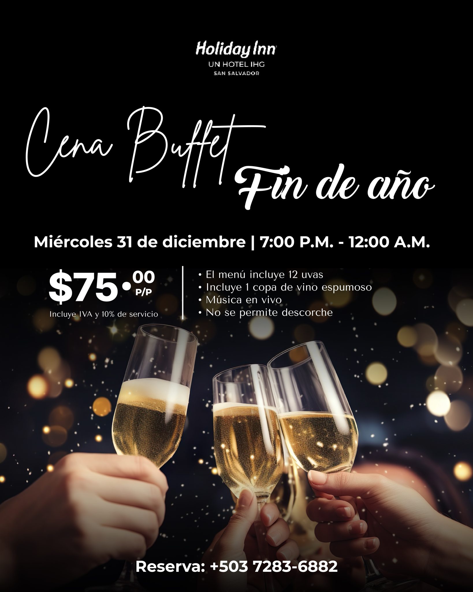 🎉 Cena Buffet de Fin de Año 🎉