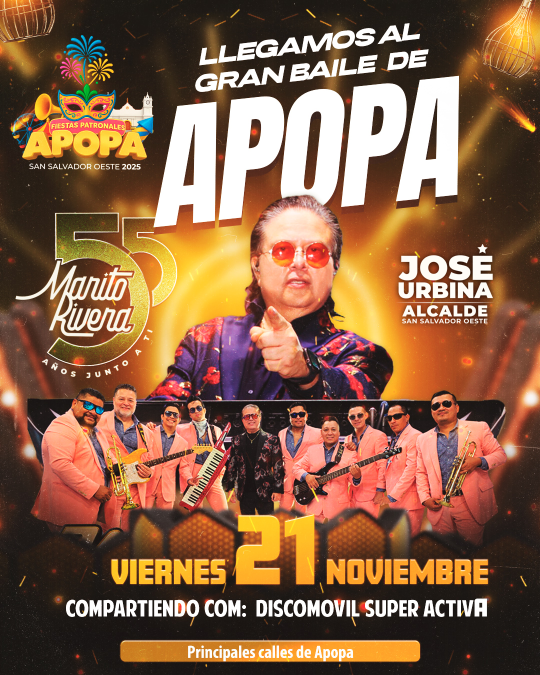 Gran Baile de las Fiestas Patronales Apopa 2025