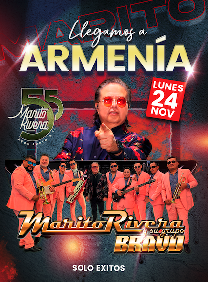 🎺 ¡Marito Rivera en ARMENIA! 🎉