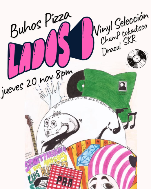 🎶 ¡Noche de vinilos en Buhos Pizza! 🍕