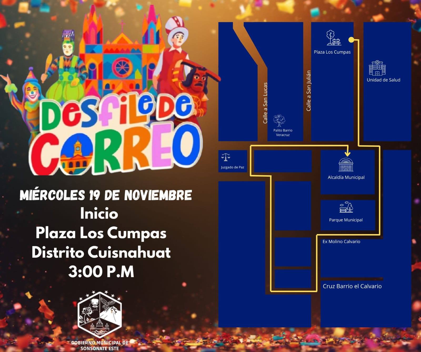 Desfile De Correo De Distrito Cuisnahuat