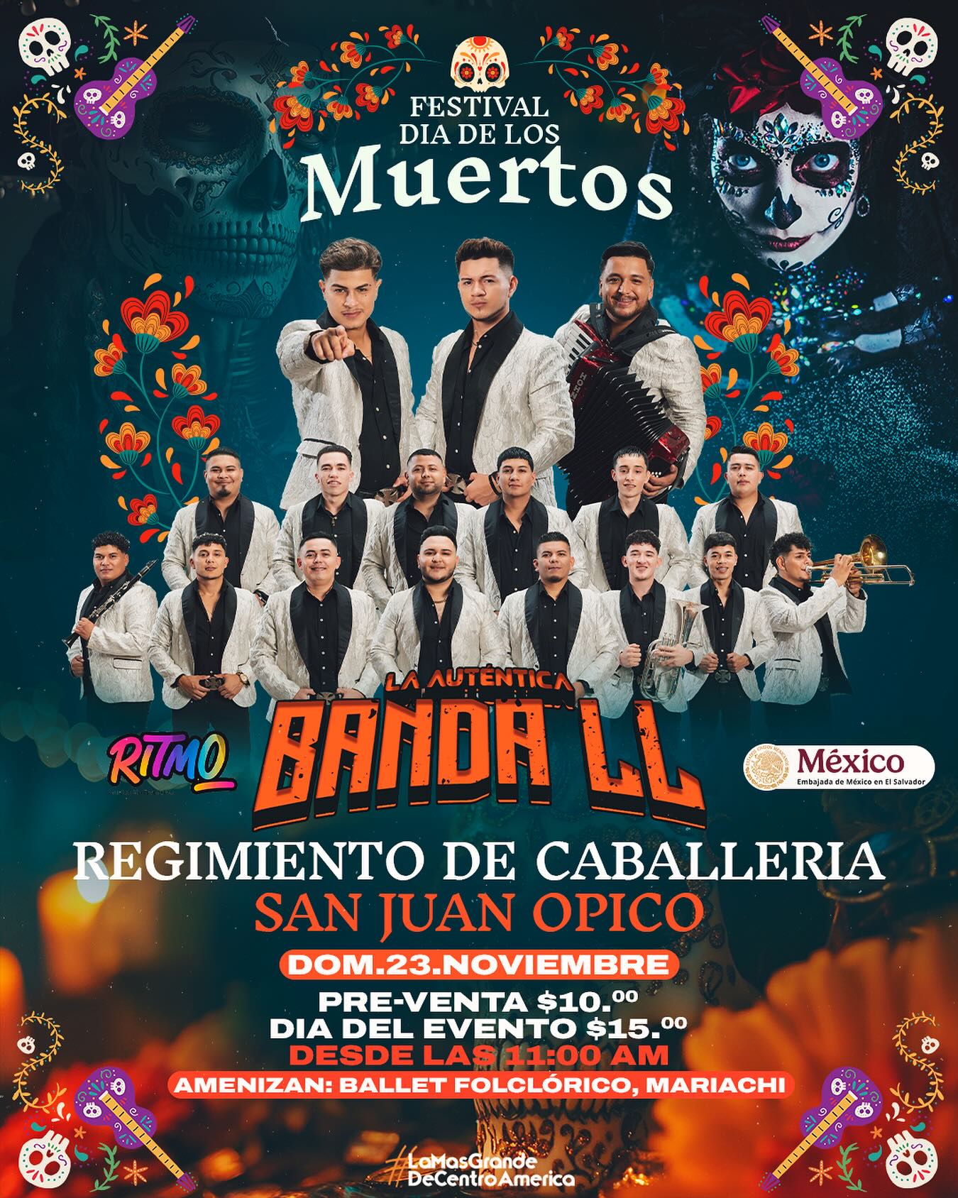 Festival Día de los Muertos más grande de Centroamérica 🎭💀 