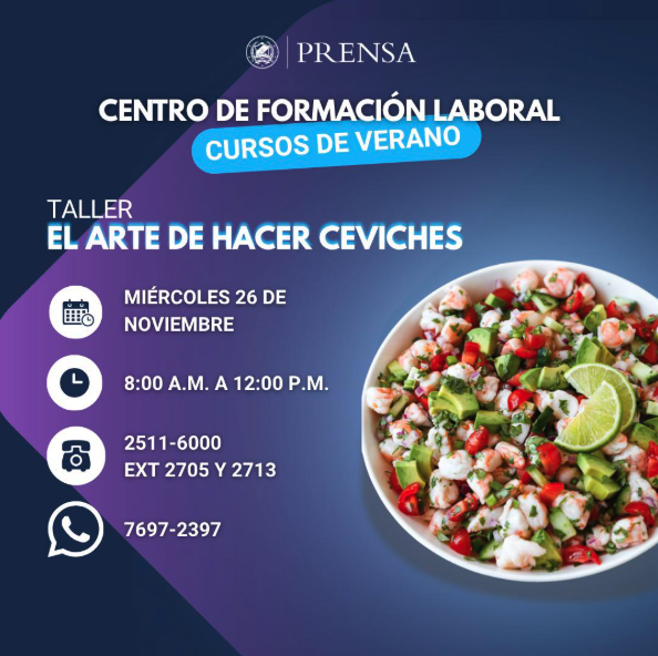 TALLER EL ARTE DE HACER CEVICHES