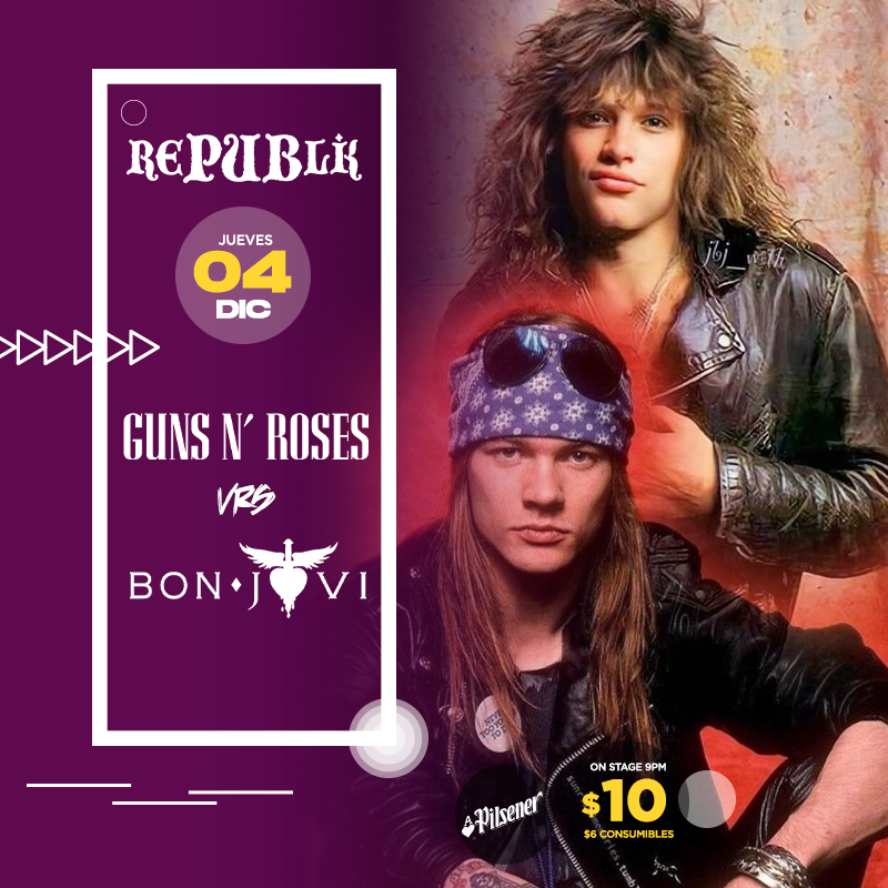 ESPECIAL GUNS N' ROSES vs BON JOVI 🎸