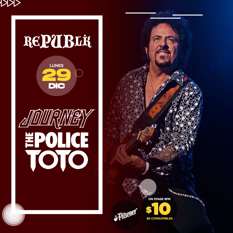 🔥🎸Tributos a Journey, The Police y Toto 🔥🎸