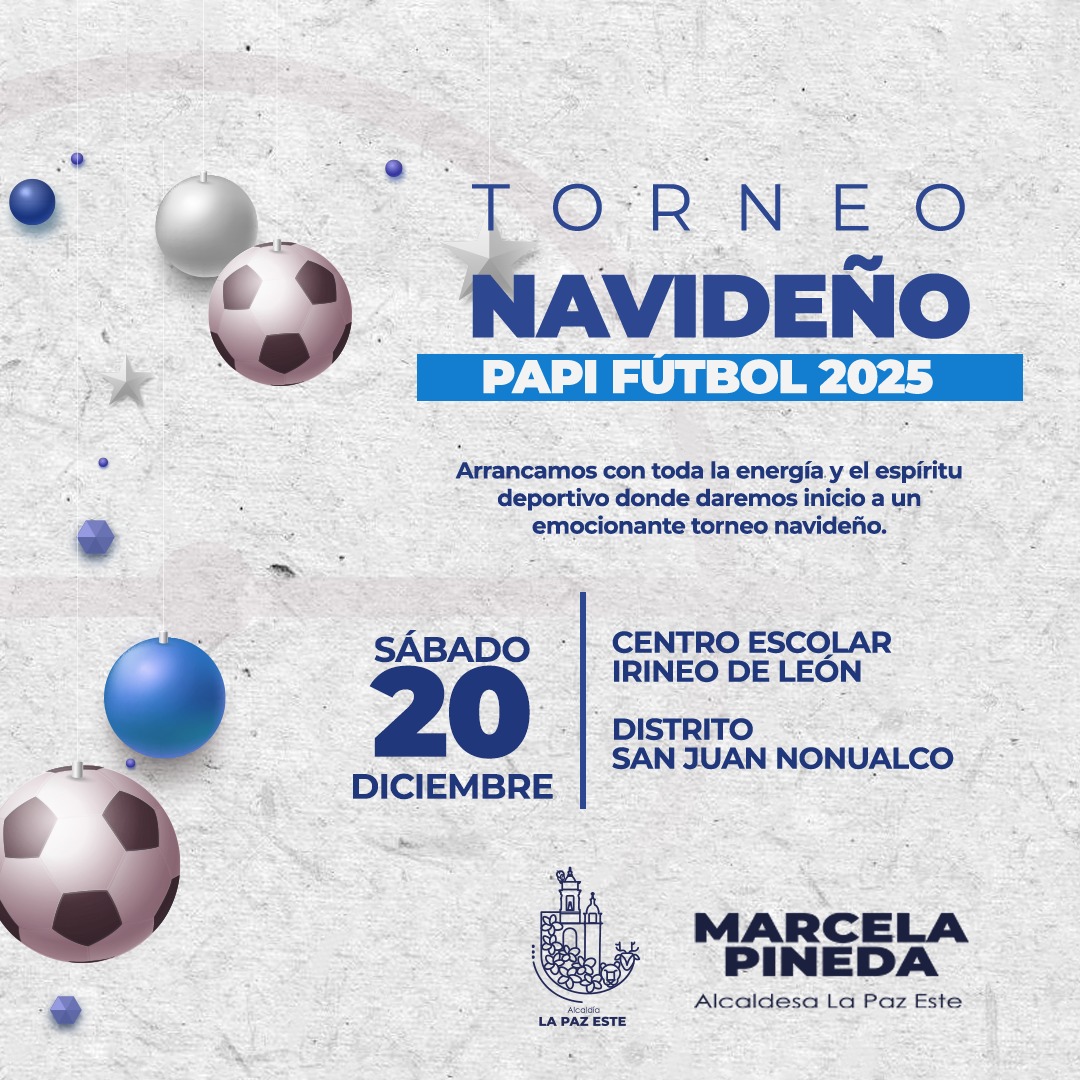 🎄⚽ ¡Arranca el Torneo Navideño Papi Fútbol 2025! ⚽🎄