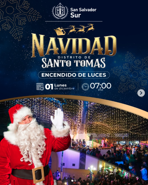 Encendido de Luces de Santo Tomás. 