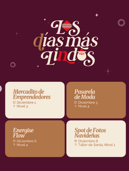 Spot de Fotos Navideñas Y Energise Flow