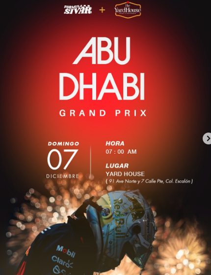 PROYECCION DE : ABU DHABI GRAND PRIX