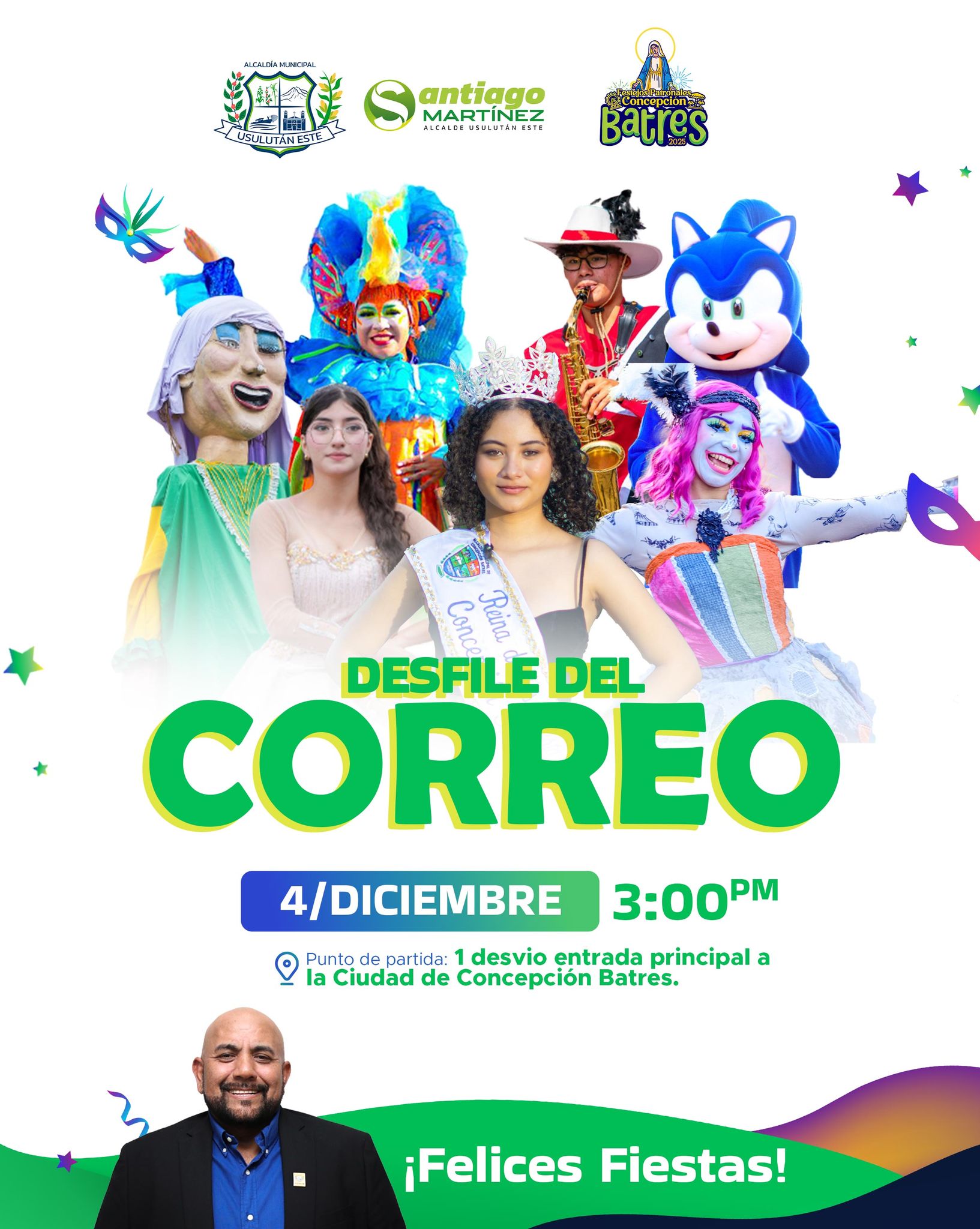 Desfile del Correo De Concepción Batres