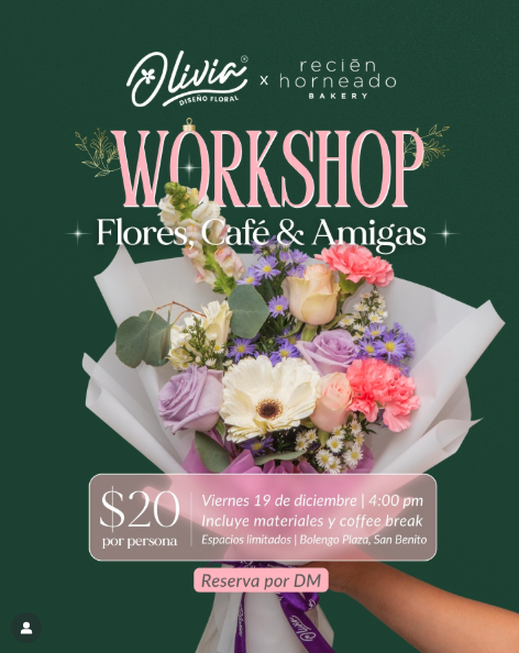 Workshop: Flores, Café Y Amigas