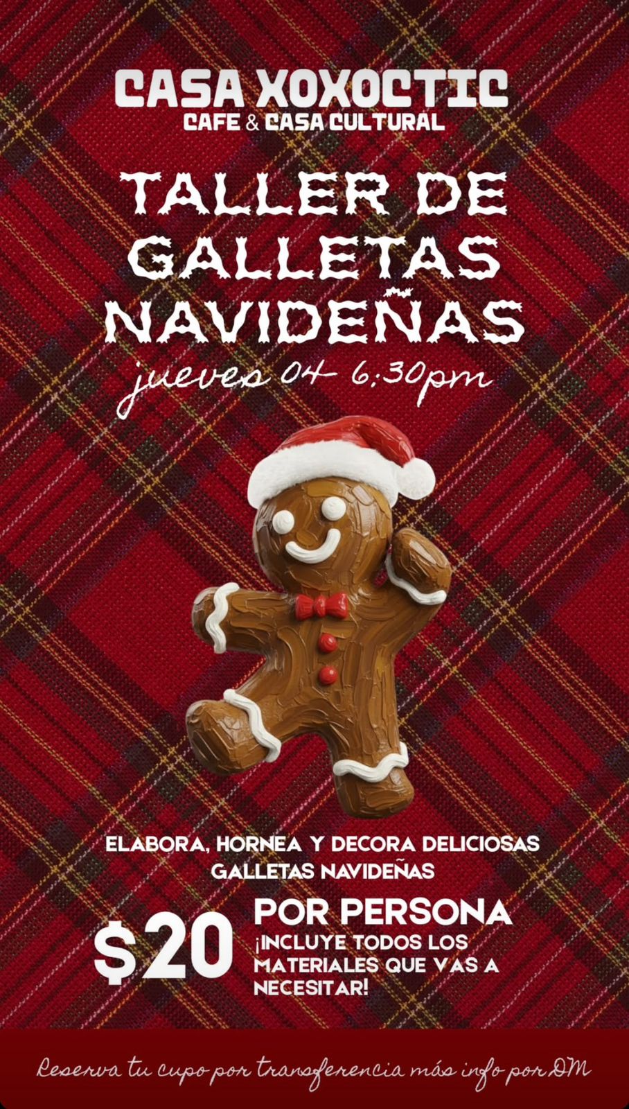 TALLER DE GALLETAS NAVIDEÑAS