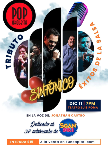 Tributo sinfónico a los Éxitos de la Salsa🕺