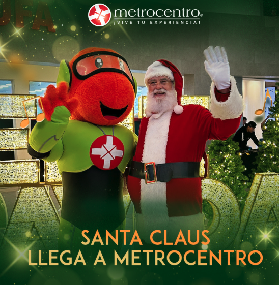 Santa Claus llega a Metrocentro Sonsonate