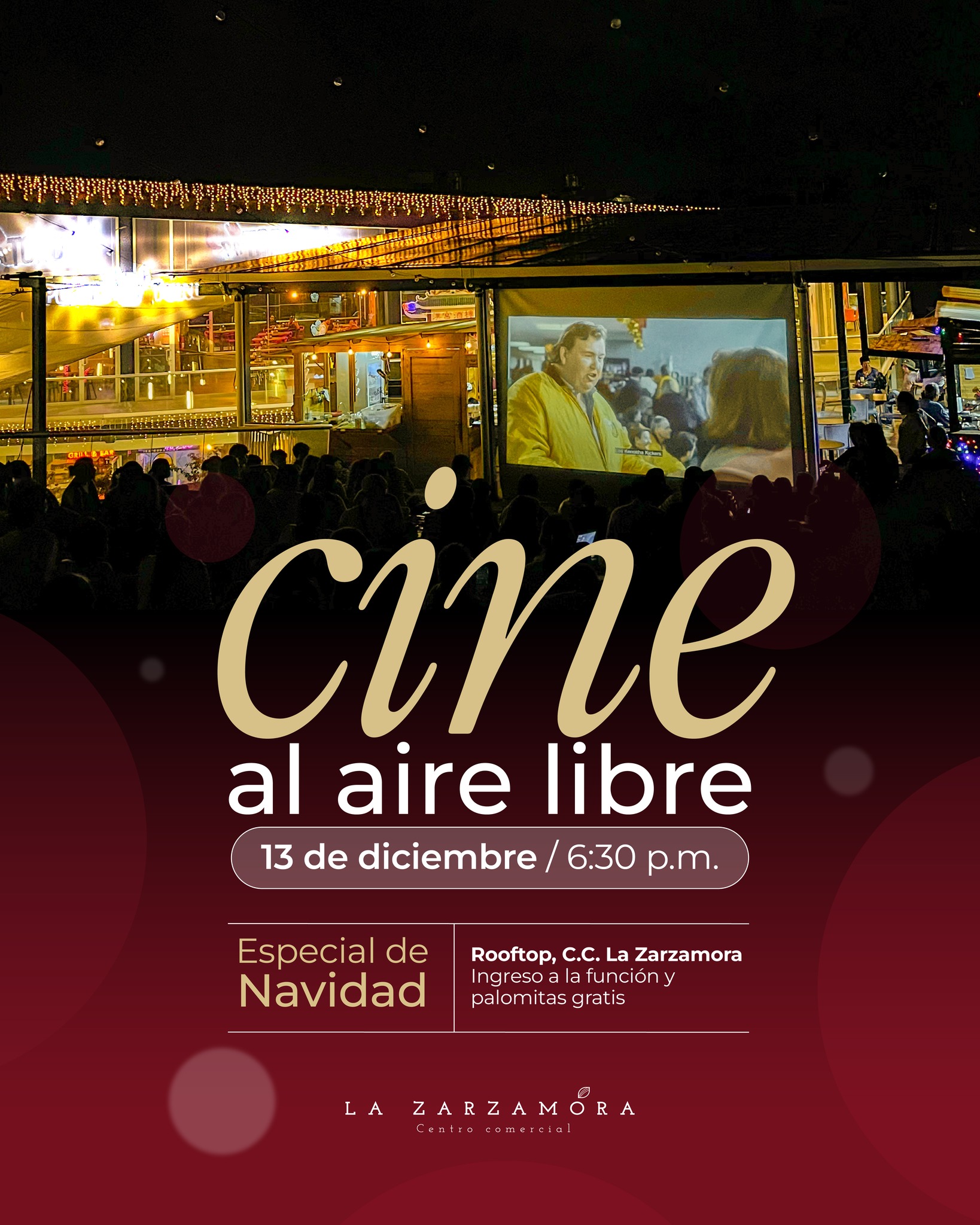 Cine Al Aire Libre Especial De Navidad
