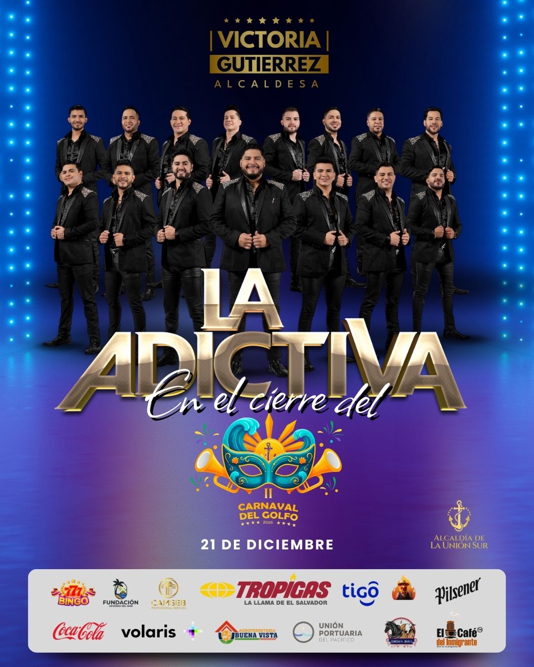 Concierto De La Adictiva En El Salvador 2025