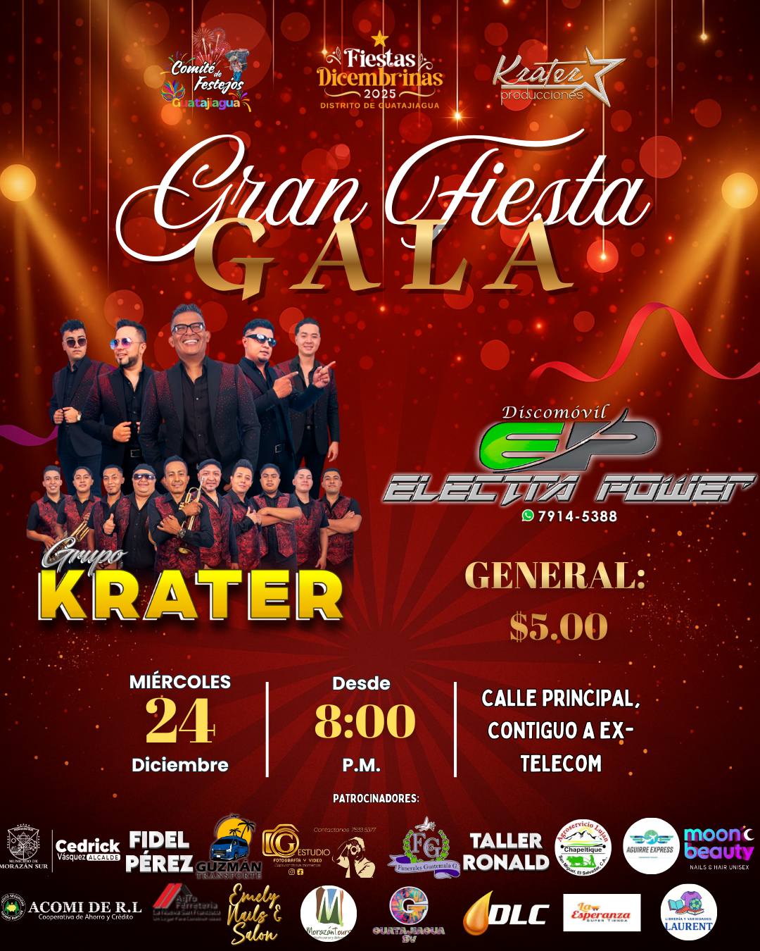 Gran Fiesta Gala en Guatajiagua