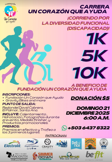 🏃‍♀️❤️ ¡Corre por la inclusión, corre con el corazón!  