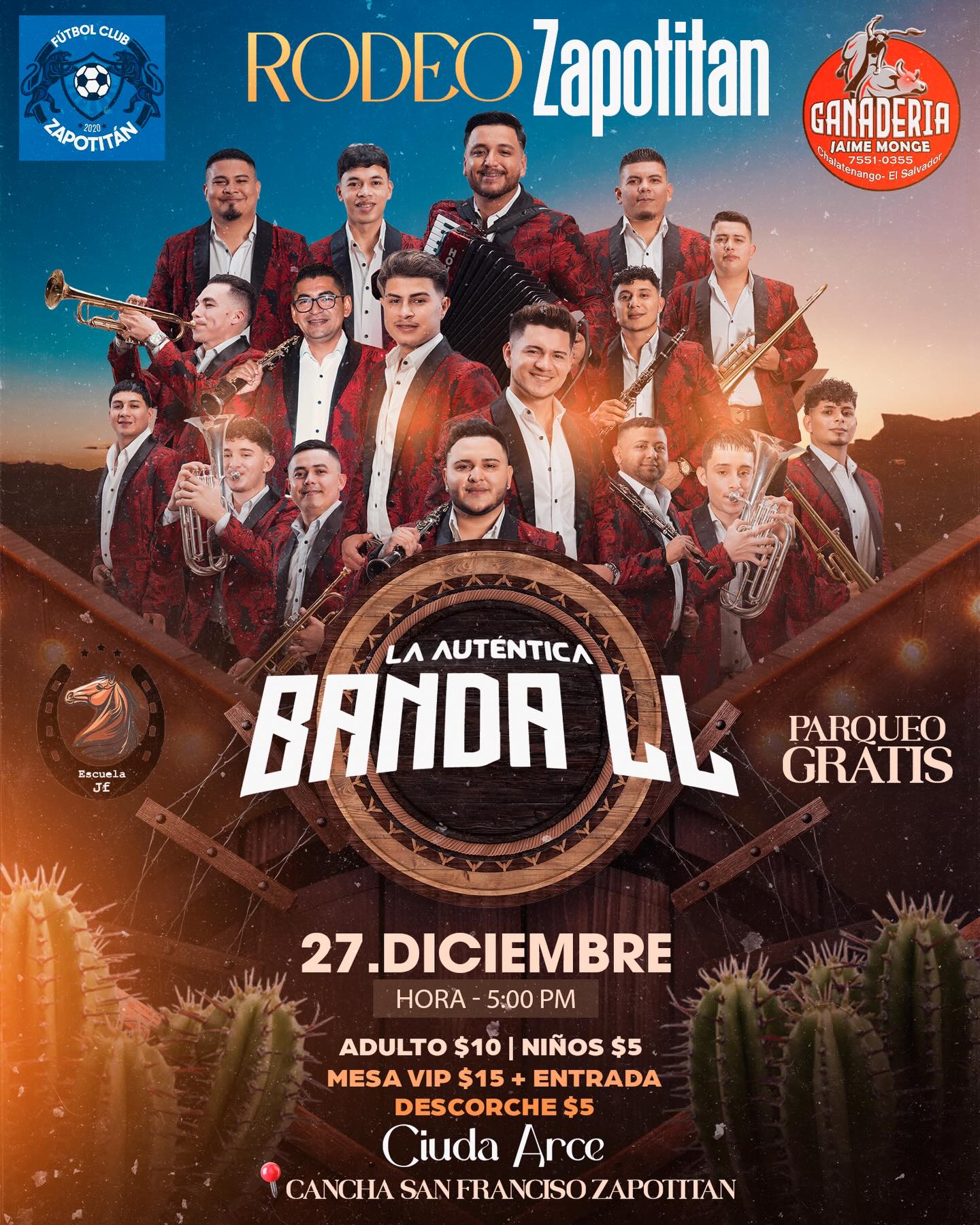 🎺 Concierto de La Auténtica Banda LL 🎺